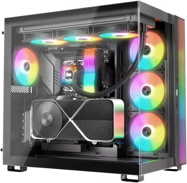Alt view image 2 of 4 - bequiet! PURE LOOP 3 LX 360mm Black CPU liquid cooler for heavily overclocked systems, 3x Light Wings LX PWM high-speed fans, Daisy chained PWM fans, Unique ARGB cooling block with customization BW031