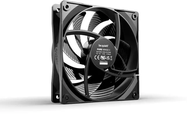 Alt view image 2 of 3 - be quiet! Pure Wings 3 140mm Quiet PWM High-Speed Case Fan | Speed-regulating Closed Loop Motor| Extraordinary Air Pressure | BL140