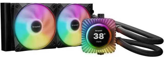 Main image of be quiet! Light Loop IO LCD 240mm Black - High-Performance ARGB AIO Liquid CPU Cooler with IPS Display