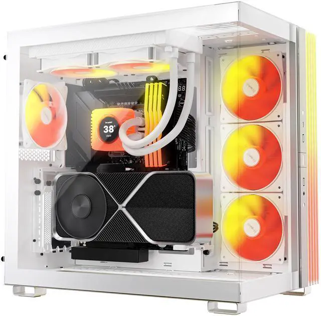 Alt view image 2 of 6 - be quiet! Light Loop IO LCD 240mm White - High-Performance ARGB AIO Liquid CPU Cooler with IPS Display