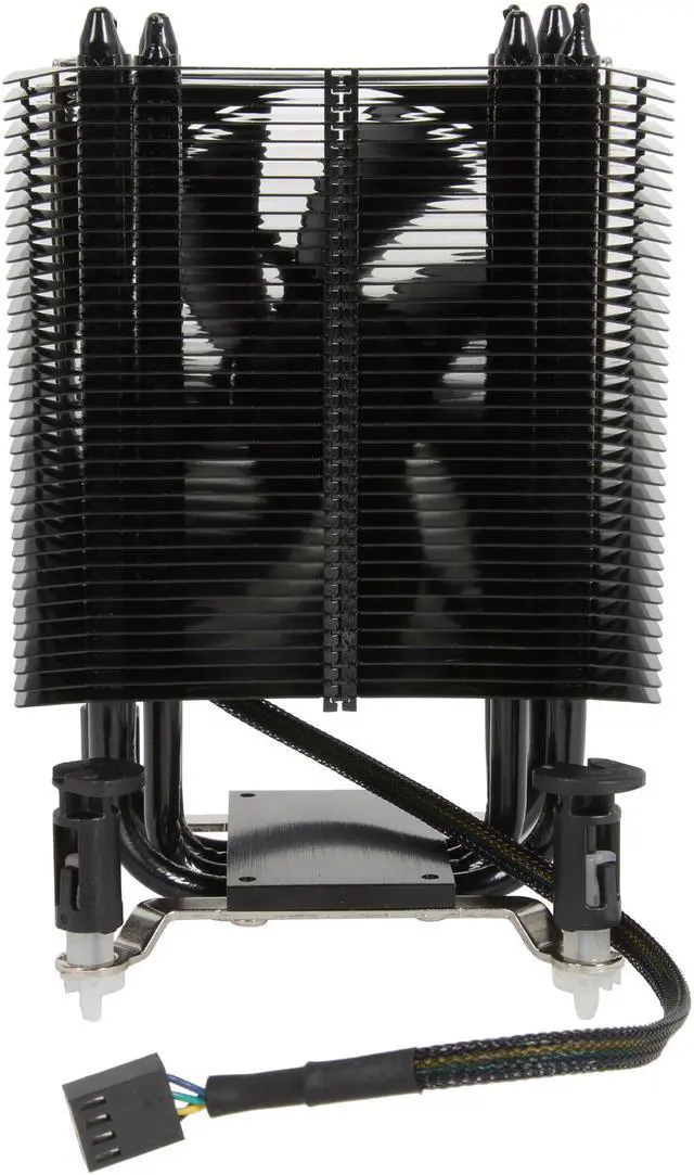 Alt view image 4 of 6 - EVGA 100-FS-C901-KR 92mm Sleeve mITX ACX CPU Cooler, Direct Touch 4 Heat Pipe