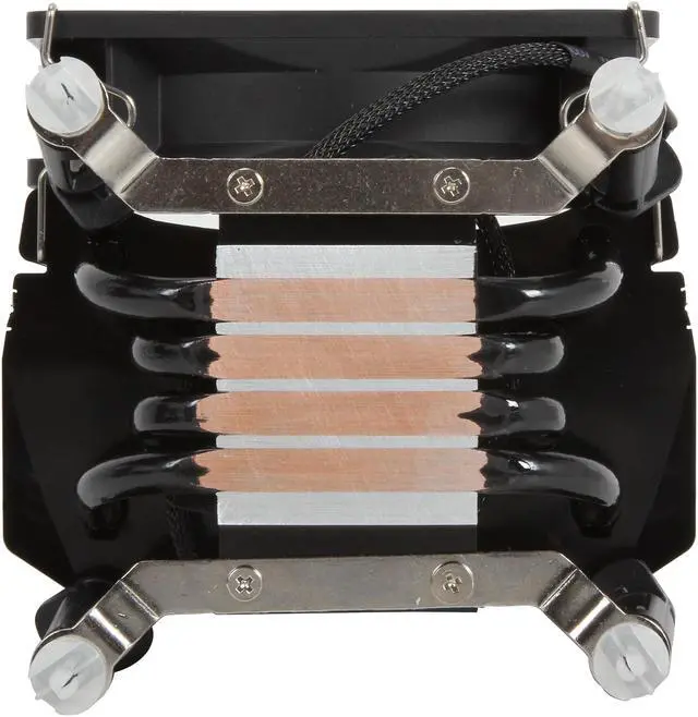 Alt view image 5 of 6 - EVGA 100-FS-C901-KR 92mm Sleeve mITX ACX CPU Cooler, Direct Touch 4 Heat Pipe