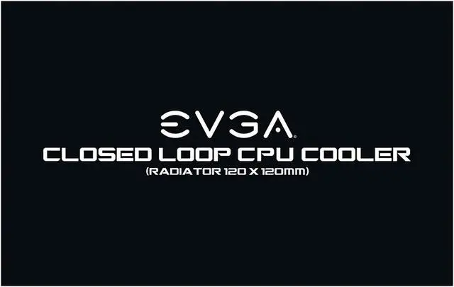 Alt view image 8 of 8 - EVGA CLC 120 Liquid / Water CPU Cooler, 400-HY-CL12-V1, 120mm Radiator, RGB LED with EVGA Flow Control Software