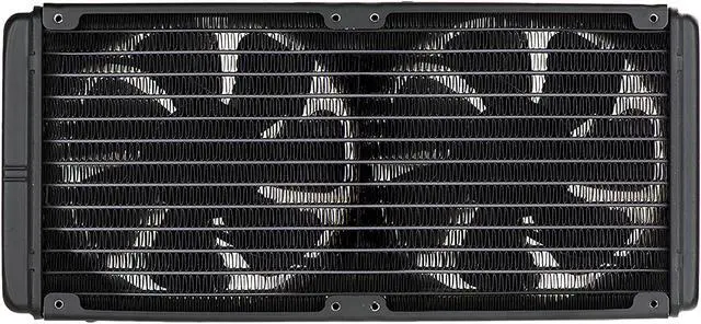 Alt view image 6 of 8 - EVGA CLC 240mm All-In-One RGB LED CPU Liquid Cooler, 2x FX12 120mm PWM Fans, Intel, AMD, 400-HY-CL24-V1 LGA 1700 Compatible
