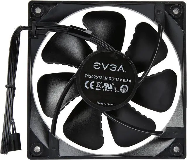 Alt view image 4 of 5 - EVGA FX 120mm Fan, Teflon Nano-Steel Bearing, Improves Chassis and Radiator Performance (400-HY-FX12-KR)