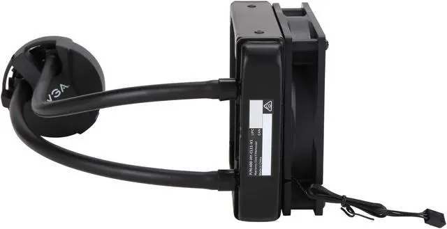 Alt view image 3 of 12 - EVGA CLC 120mm All-In-One CPU Liquid Cooler, 1x 120mm Fan, Intel, 400-HY-CL11-V1 LGA 1700 Compatible