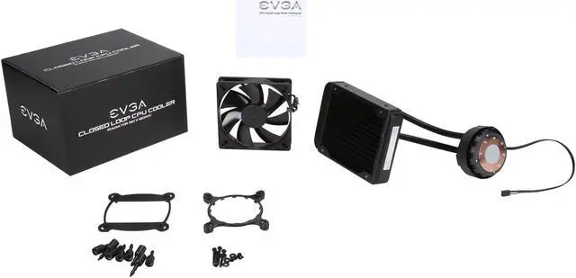 Alt view image 6 of 12 - EVGA CLC 120mm All-In-One CPU Liquid Cooler, 1x 120mm Fan, Intel, 400-HY-CL11-V1 LGA 1700 Compatible