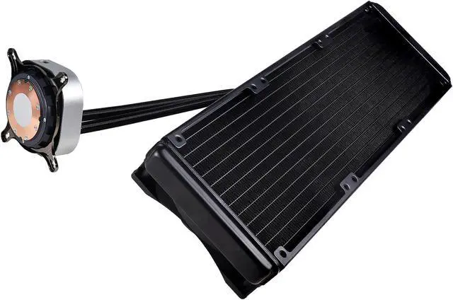 Alt view image 2 of 8 - EVGA CLC 360 400-HY-CL36-V1 All-In-One RGB LED CPU Liquid Cooler, 3x FX12 120mm PWM Fans, AMD, Intel LGA 1700 Compatible