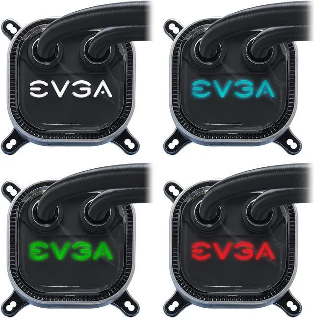 Alt view image 5 of 8 - EVGA CLC 360 400-HY-CL36-V1 All-In-One RGB LED CPU Liquid Cooler, 3x FX12 120mm PWM Fans, AMD, Intel LGA 1700 Compatible