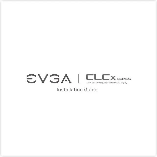 Alt view image 7 of 7 - EVGA CLCx 360mm All-In-One LCD CPU Liquid Cooler, 3x 120mm PWM ARGB Fans, Intel, AMD, 5 YR Warranty, 400-HY-CX36-V1