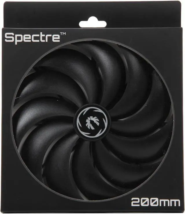 Alt view image 5 of 5 - BitFenix Spectre All Black 200mm Case Fan