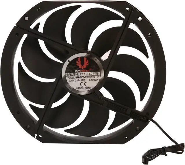 Alt view image 4 of 5 - BitFenix Spectre All Black 230mm Case Fan