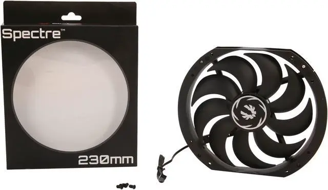 Alt view image 5 of 5 - BitFenix Spectre All Black 230mm Case Fan