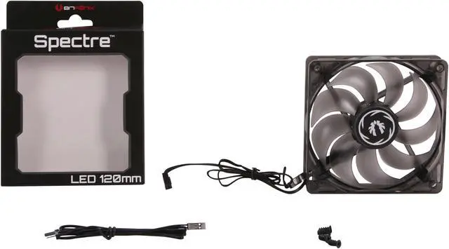 Alt view image 5 of 5 - BitFenix Spectre LED Green 120mm Case Fan