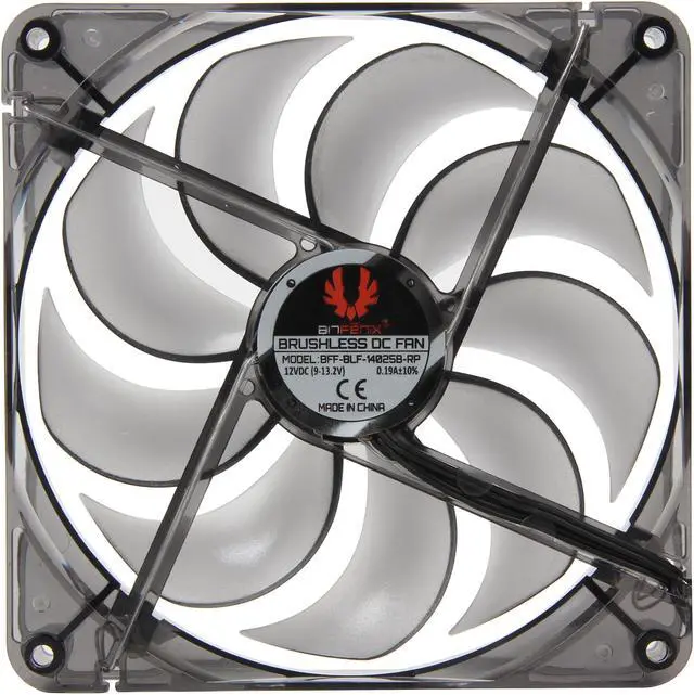 Alt view image 4 of 5 - BitFenix Spectre LED Blue 140mm Case Fan