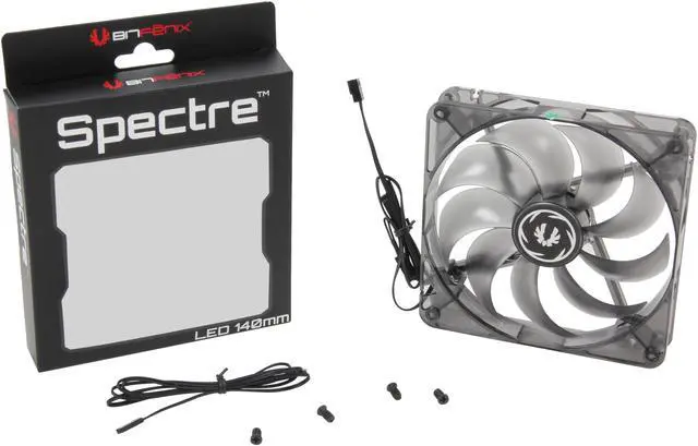 Alt view image 5 of 5 - BitFenix Spectre LED Blue 140mm Case Fan