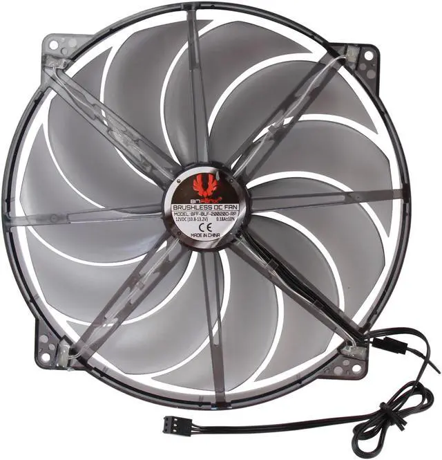 Alt view image 4 of 5 - BitFenix Spectre LED Orange 200mm Case Fan