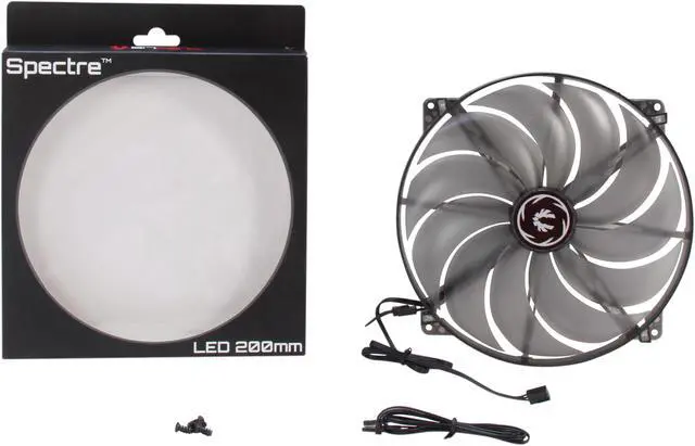 Alt view image 5 of 5 - BitFenix Spectre LED Orange 200mm Case Fan
