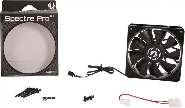 Alt view image 5 of 5 - BitFenix Spectre Pro All Black 120mm Case Fan