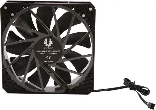 Alt view image 4 of 5 - BitFenix Spectre Pro All Black 140mm Case Fan