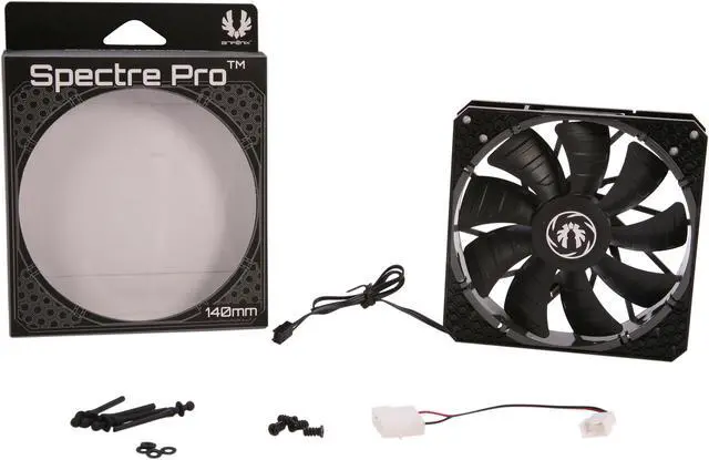Alt view image 5 of 5 - BitFenix Spectre Pro All Black 140mm Case Fan