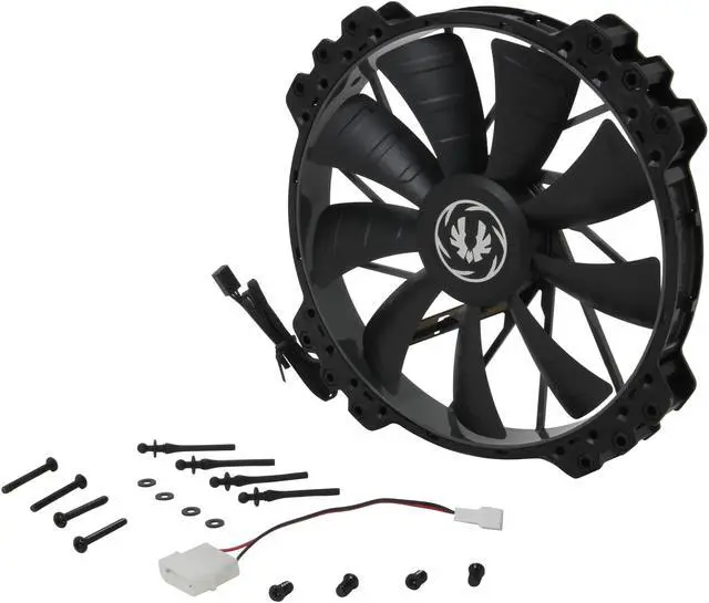 Alt view image 5 of 6 - BitFenix Spectre Pro All Black 200mm Case Fan