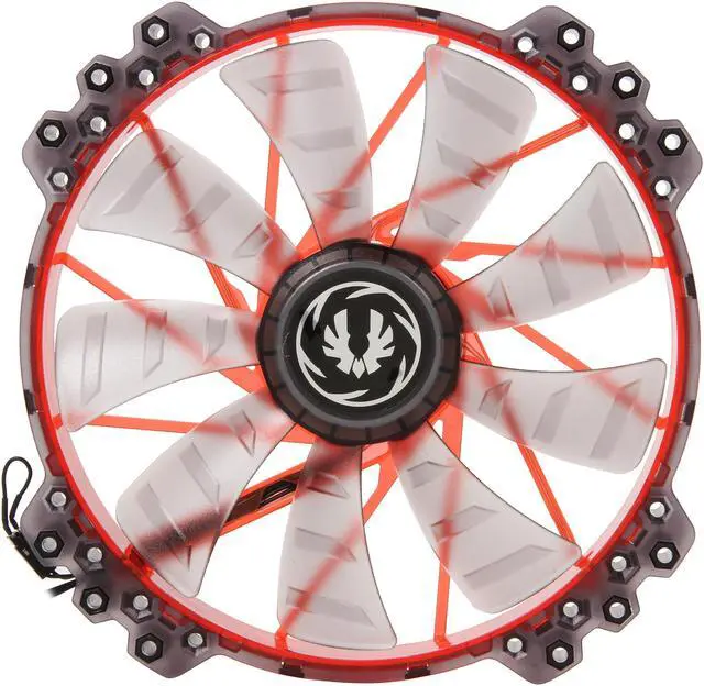 Alt view image 2 of 5 - BitFenix Spectre Pro LED Red 200mm Case Fan