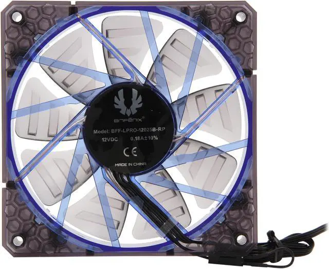 Alt view image 4 of 5 - BitFenix Spectre Pro LED Blue 120mm Case Fan