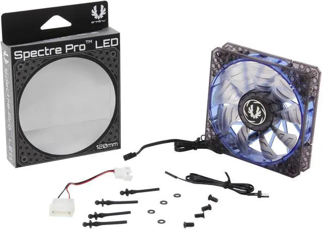 Alt view image 5 of 5 - BitFenix Spectre Pro LED Blue 120mm Case Fan