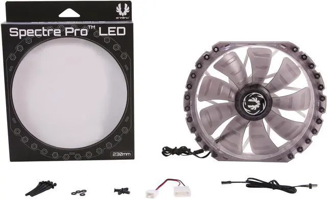Alt view image 5 of 5 - BitFenix Spectre Pro LED White 230mm Case Fan