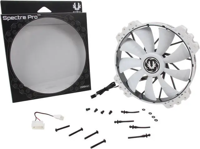Alt view image 5 of 5 - BitFenix Spectre Pro Solid White 200mm Case Fan