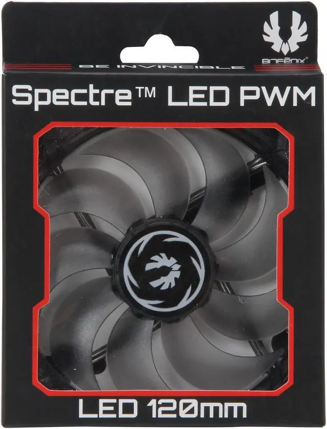 Alt view image 5 of 5 - BitFenix Spectre PWM BFF-BLF-P12025O-RP Orange LED Case Fan