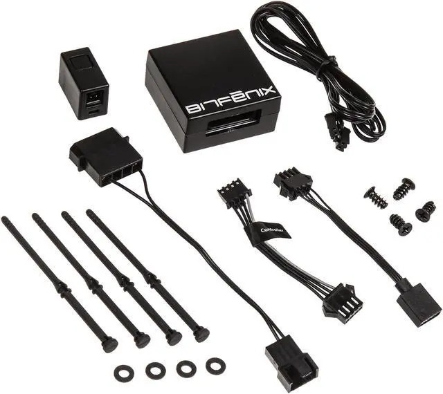 Alt view image 6 of 7 - BitFenix Spectre Pro RGB LED 230mm Case Fan With Controller