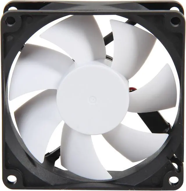 Alt view image 2 of 5 - Fractal Design Silent Series R2 Black/White Silence-Optimized 80mm Case Fan