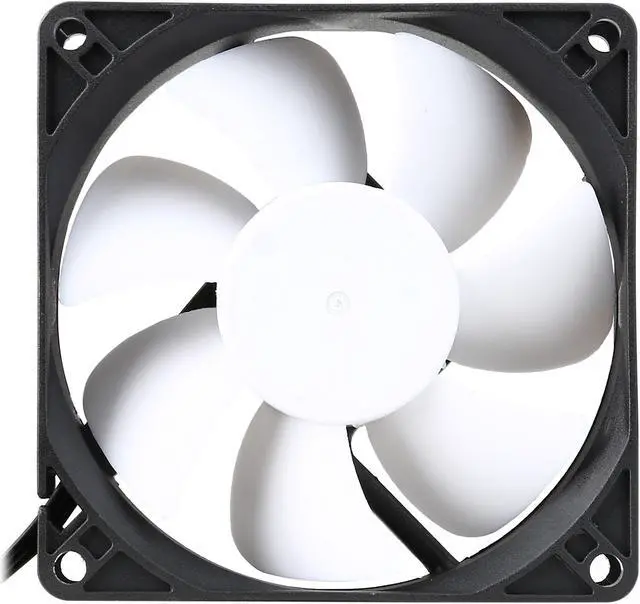 Main image of Fractal Design Silent Series R3 80mm Silence Optimized Rifle Bearing Black/White Computer Case Fan