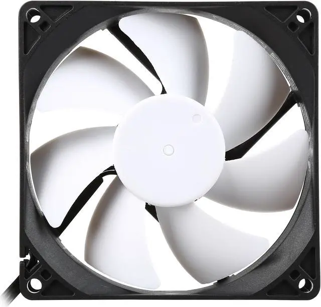 Main image of Fractal Design Silent Series R3 92mm Silence Optimized Rifle Bearing Black/White Computer Case Fan