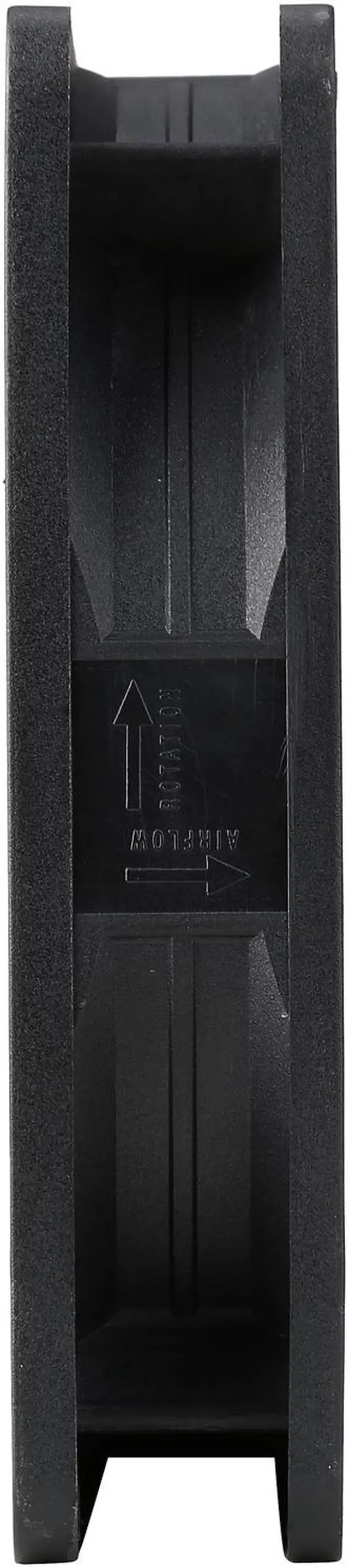 Alt view image 3 of 5 - Fractal Design Silent Series R3 120mm Silence Optimized Rifle Bearing Black/White Computer Case Fan