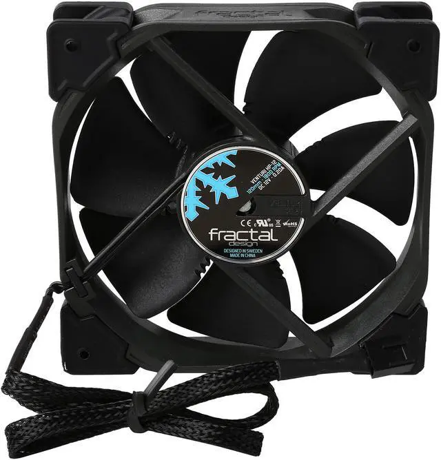 Alt view image 4 of 5 - Fractal Design Venturi HP Series Black Fluid Dynamic Bearing High Pressure PWM 120mm Radiator/Heatsink Optimized Fan