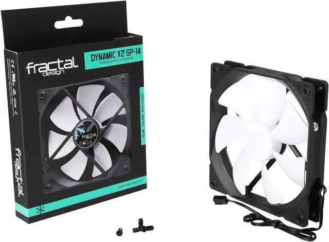 Alt view image 5 of 5 - Fractal Design Dynamic X2 GP-14 140mm FD-FAN-DYN-X2-GP14-WT 140mm Case Fan
