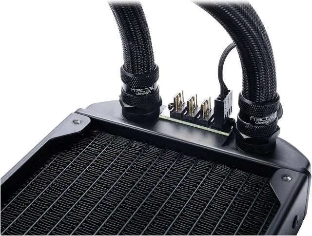 Alt view image 8 of 14 - Fractal Design Celsius S36 360mm Silent High Performance Slim Expandable All-In-One CPU Liquid / Water Cooler, LGA 1700 Ready / AM5 Compatible
