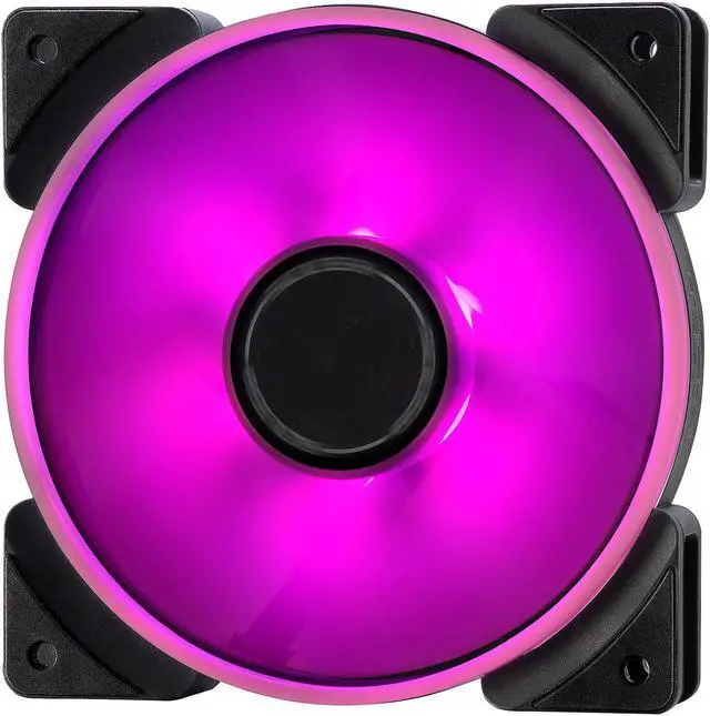 Alt view image 2 of 15 - Fractal Design Prisma AL-12 PWM 120mm Addressable RGB LED Long Life Sleeve Bearing Computer Case Fan