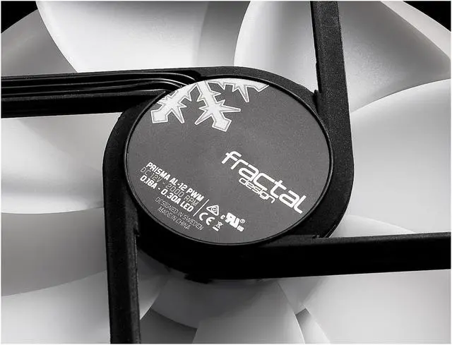 Alt view image 11 of 15 - Fractal Design Prisma AL-12 PWM 120mm Addressable RGB LED Long Life Sleeve Bearing Computer Case Fan