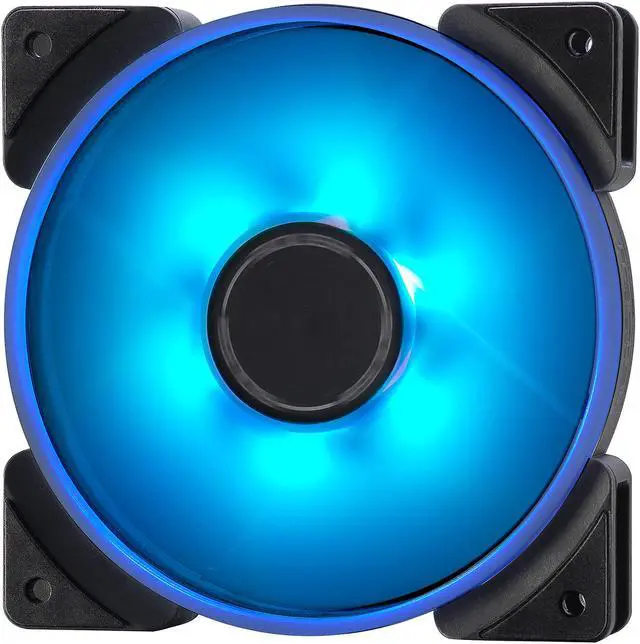 Alt view image 7 of 15 - Fractal Design Prisma AL-12 PWM 120mm Addressable RGB LED Long Life Sleeve Bearing Computer Case Fan