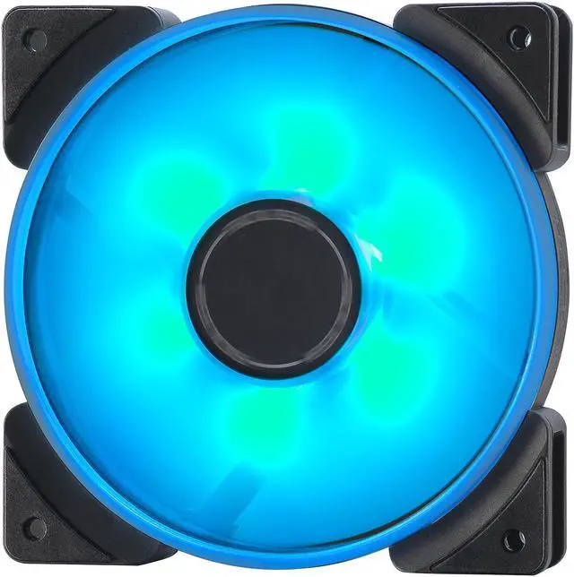 Alt view image 4 of 17 - Fractal Design Prisma AL-12 PWM 120mm Addressable RGB LED Long Life Sleeve Bearing Computer Case Fan 3-Pack