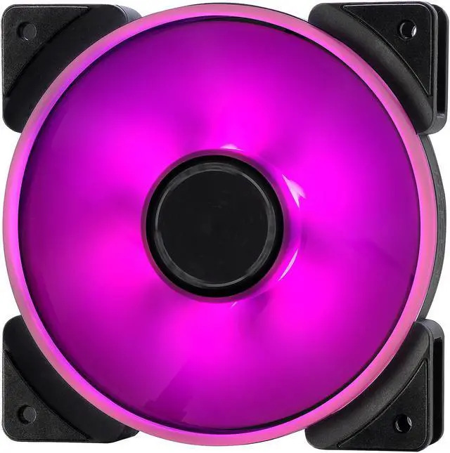 Alt view image 7 of 17 - Fractal Design Prisma AL-12 PWM 120mm Addressable RGB LED Long Life Sleeve Bearing Computer Case Fan 3-Pack