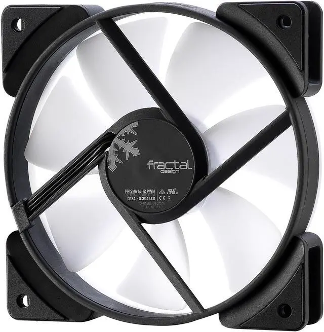 Alt view image 10 of 17 - Fractal Design Prisma AL-12 PWM 120mm Addressable RGB LED Long Life Sleeve Bearing Computer Case Fan 3-Pack
