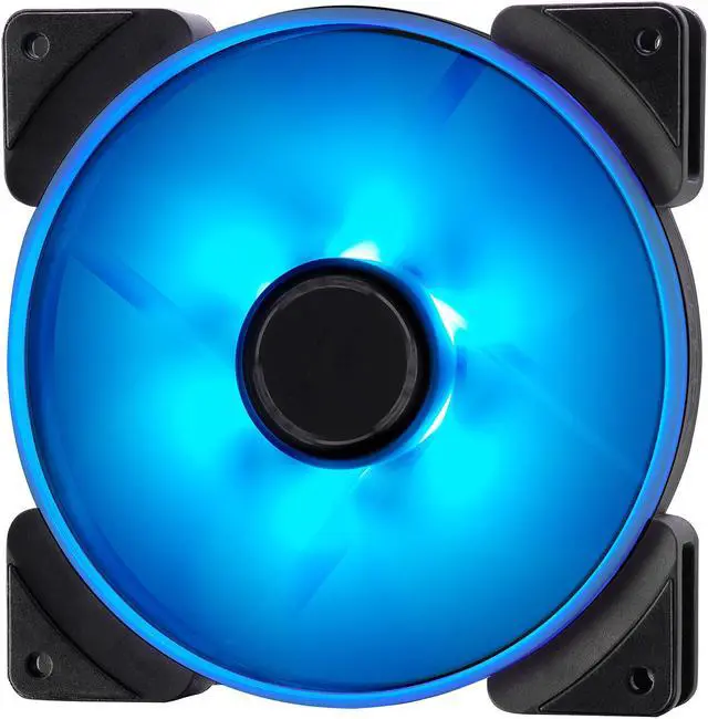 Alt view image 3 of 17 - Fractal Design Prisma AL-14 PWM 140mm Addressable RGB LED Long Life Sleeve Bearing Computer Case Fan 3-Pack