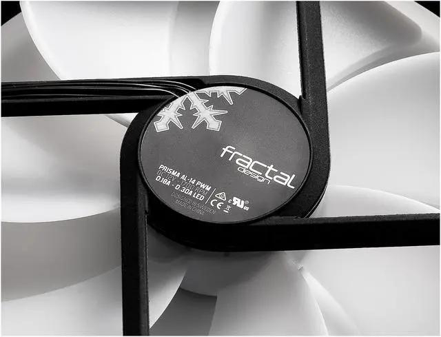 Alt view image 12 of 17 - Fractal Design Prisma AL-14 PWM 140mm Addressable RGB LED Long Life Sleeve Bearing Computer Case Fan 3-Pack