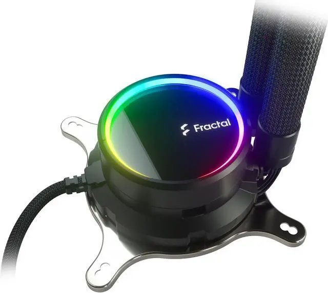 Alt view image 5 of 14 - Fractal Design Celsius+ S24 Dynamic X2 PWM Black 240mm Silent Performance Slim Radiator AIO CPU Liquid/Water Cooler, LGA 1700 Ready / AM5 Compatible