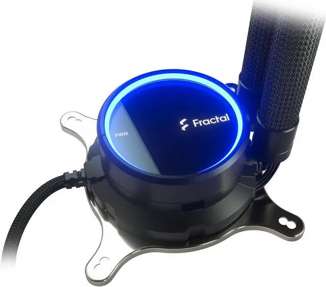 Alt view image 8 of 14 - Fractal Design Celsius+ S24 Dynamic X2 PWM Black 240mm Silent Performance Slim Radiator AIO CPU Liquid/Water Cooler, LGA 1700 Ready / AM5 Compatible